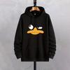 2025 Hooded Sweatshirts Funny Duck Printed Hoodies Men Women Daily Casual Sports Pullover Home Outdoor Hoody Tops Men's Clothes