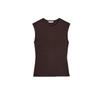 Summer New Product Women's Clothes Minimalist Style Multi-Color Cotton Blend Plaid round Neck Sleeveless Tops 2335151