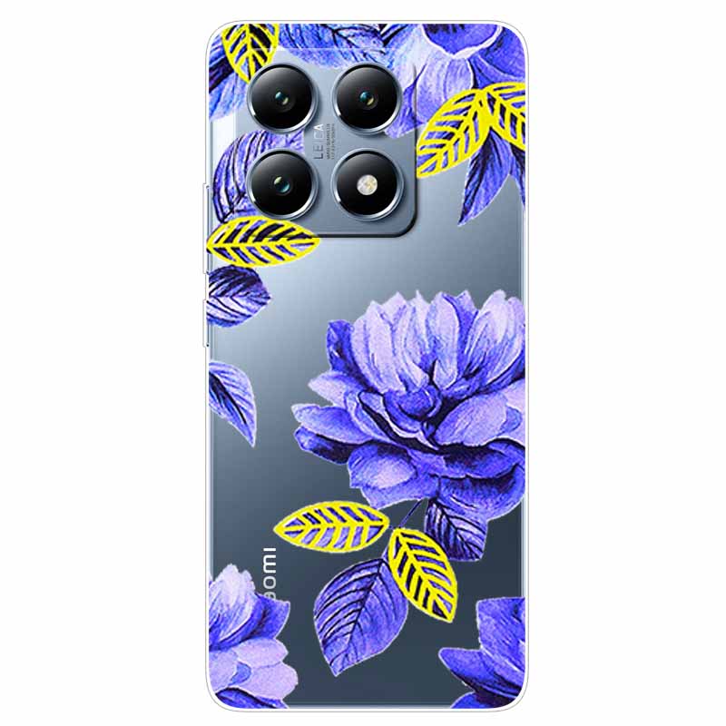 Чехол для Xiaomi 14T Pro 6.67'' Прозрачный ТПУ Силиконовый Funda Capa для Xiaomi 14T Мягкие Чехлы Mi 14t 14 t 2024 Прозрачный Coques сумка