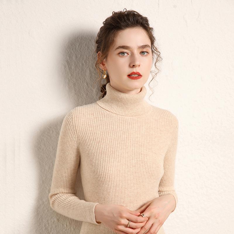 Women's Cashmere Sweater Qinghe Cashmere 100% Cashmere Women's Autumn and Winter Cashmere Sweater Soft and Warm