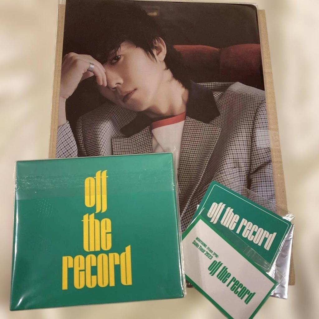 [USED] 2PM Wooyoung "Of the Record" 2 Types CD + BOX + Bonus Clear File Card