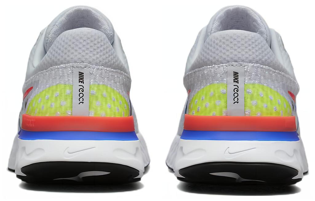 Nike React Infinity Run Flyknit 3 Чистый платиновый Синий гонщик DX3353-001