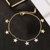 New European and American Wind Titanium Steel Star Bracelet Woman