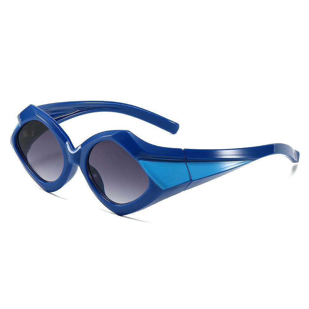 Durable High Quality High End Designer Style Retro Trendy Edgy Punk Oversized Female For Both Male Sun Glasses