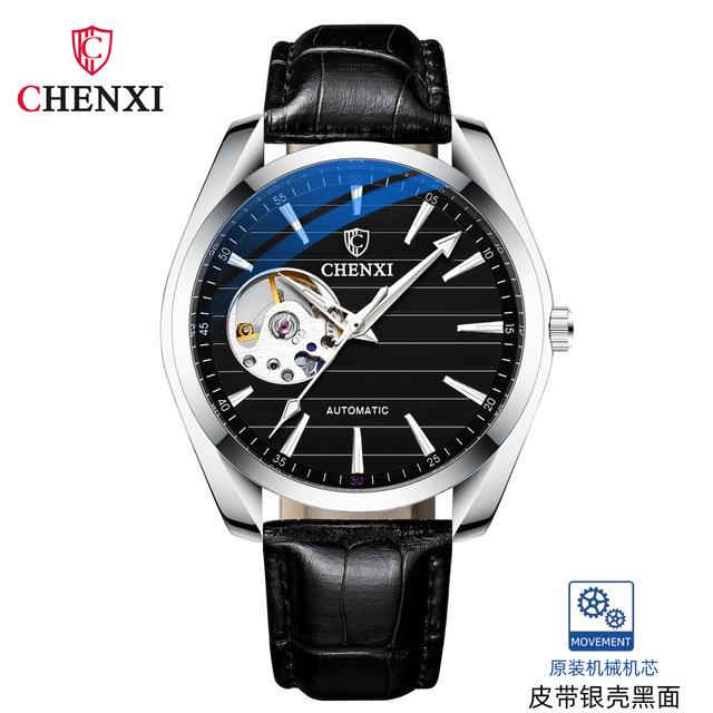 CHENXI 8806 2024 Топовый бренд Мужские часы Роскошные Автоматические Механические Водонепроницаемые Relog Chenxi Золотой Деловой Наручные часы