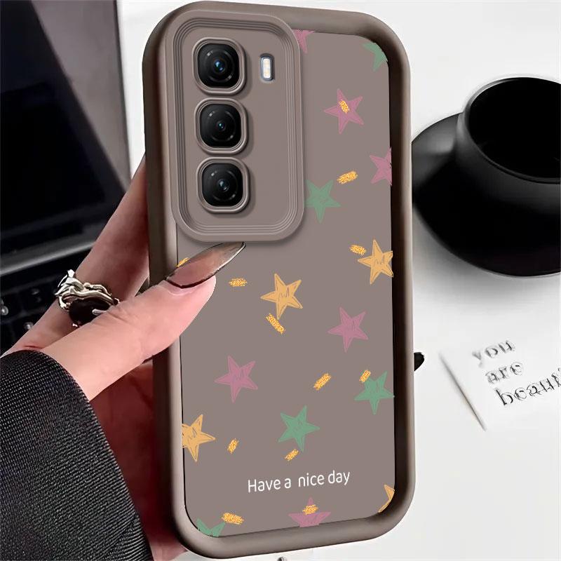 Чехол для телефона infinix Hot 60 Pro 4G Hot60 Pro+ Plus 60Pro Hot 60i Чехол Модные Звезды Сердце Мягкий Силикон Защитная Крышка