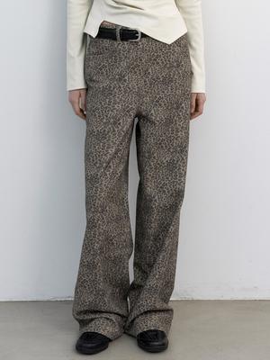 ATELIER NAIN Леопардовые брюки-клеш Billi (Pt-5795)