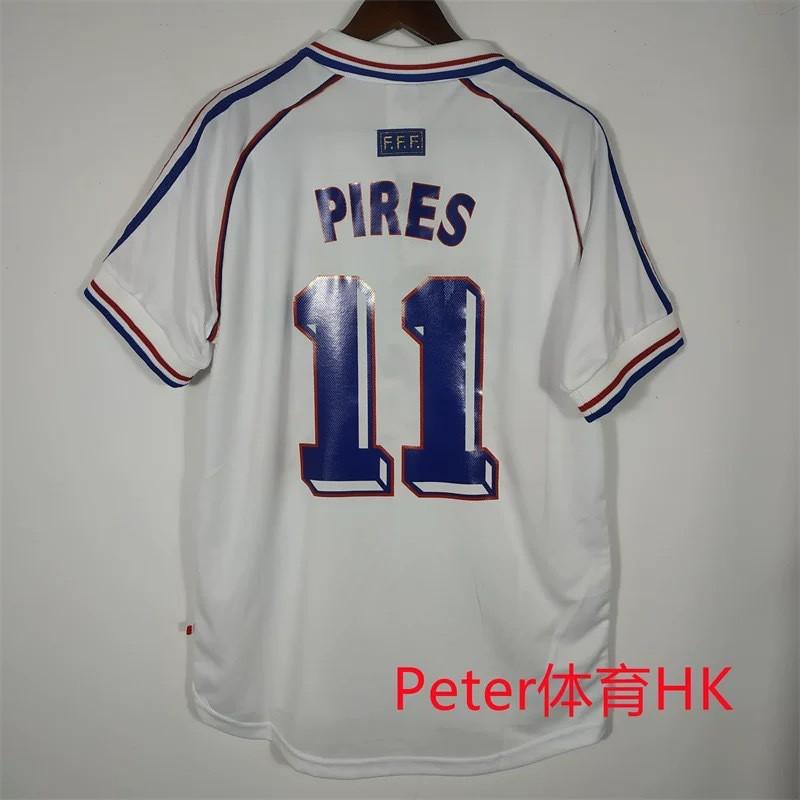 Vintage Football Jersey Classic Retro Raul Ramos Henry Zidane Buffon Naldo Soccer Shirt