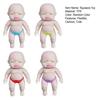 Simulation Human Baby Doll Squeeze Toy Flexible Tensile Rebound Cute Baby Doll Soft TPR Pinch Toy Anti-stress Vent Toys Cartoon Doll Squishes