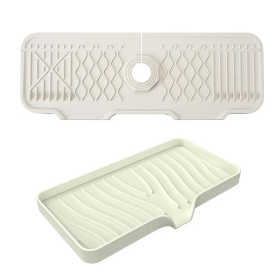 Силиконовый брызговик для раковины, сливной коврик, держатель для мыльницы, сливной коврик для крана для кухонь, ванных комнат, автофургонов