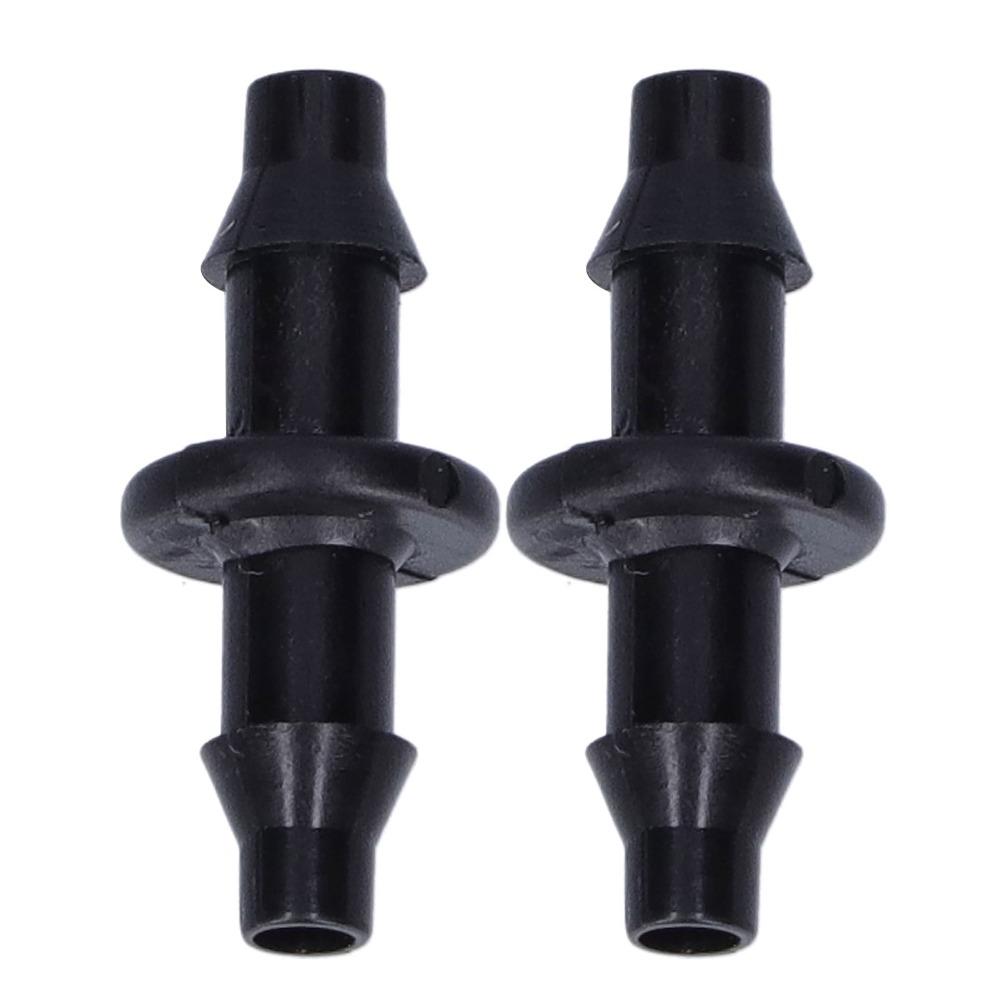 200PCS Anti-Leak Straight Hose Adapter 2-Way Barbed Connector Garden Irrigation