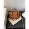 IELGY Ladies Messenger Bag Retro Suede Portable Bowling Bag