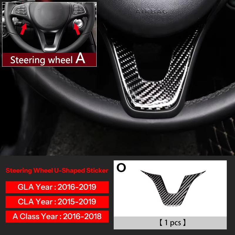 For Mercedes Benz A Class W176 GLA X156 CLA Accessories Car Interior Air Conditioning CD Console Panel Cover Trim Car Styling