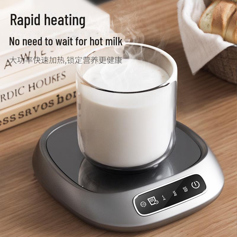 «Умный коврик с подогревом для чашек для офиса и дома — подогреватель молока и кофе с таймером»