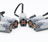 Habow 5 шт. Набор деталей Power Functions Technic M-моторы, совместимый с набором моторов Lego 8883.