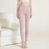 Women's Slim-Fit Cotton Blend Thermal Pants Base Layer Leggings for Female Students Spring Autumn Winter
