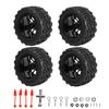 4Pcs 110 Scale Short Course Truck Tires RC Wheels Tires for Traxxas Slash 110 Remote Control Car