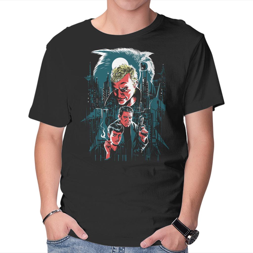 Unisex Crew Neck T-Shirt Tannhauser Gate Graphic Short Sleeve Casual Tee