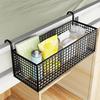 Hanging Bedside Organizer No Drill No Damage Bedframe Dorm Upper Bunk Snack Holder for Phone Book Dorm Storage