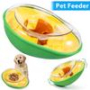 Игрушка-дозатор лакомств для собак Авокадо Непроливайка Игрушка-неваляшка для выдачи лакомств Интерактивная миска-медленник для питомцев Зоотовары для собак и кошек