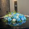 Большой круглый centerpiece для стола: Шелковая композиция для украшения обеденного стола, отеля или ресторана.