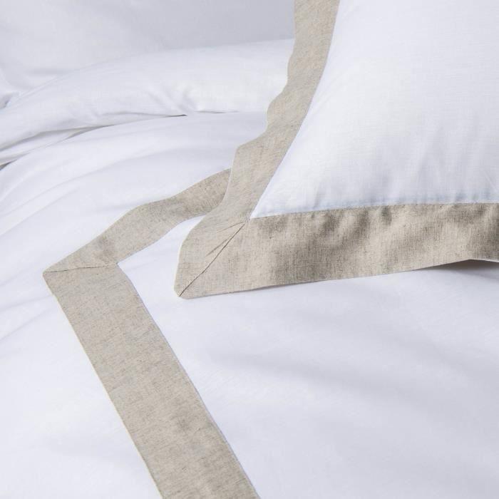 Parure Housse de couette - Lauraline - 240x260 cm - 2 Taies - 95% Coton - Lavable à 40°