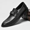 Модный бренд Мужские лоферы Кожаные Слипоны Повседневные Деловые Туфли для платья Мужские Свадебная вечеринка Офис Модные туфли Балетки Комфортные Туфли для вождения