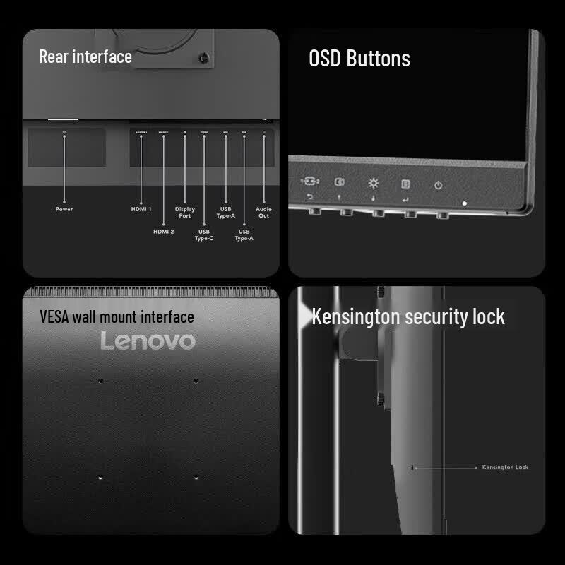 Lenovo XiaoXin 27P 4K Monitor CN plug (adapter included)