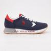 Aster Bi-color Navy Red Sneakers with White Laces for Men