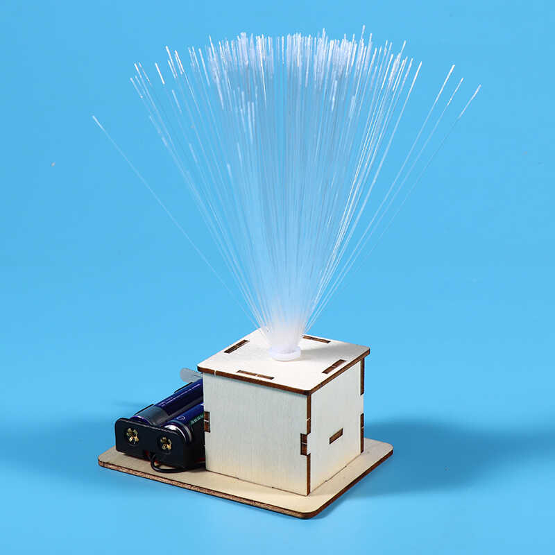 DIY Colorful Fiber Optic Lamp Technology Small Production Invention Children's Scien Experiment Teaching Tool STEM Handmade