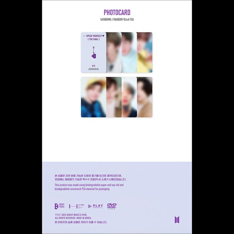 [DVD] BTS World Tour 'LOVE YOURSELF : SPEAK YOURSELF' : THE FINAL