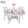 PVC Lace Round Tablecloth Flower Printed Table Cover for Event Wedding Party Waterproof Oilproof Banquet Table Cover