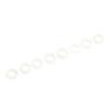 ALLPARTS Пластиковые шайбы для бас-гитары Комплект колков, Белый, 8, TK-7717-025