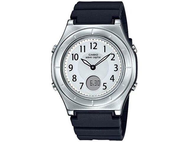 Casio Watch Wave Ceptor Radio Solar LWA-M145-1AJF Ladies Black Resin NEW