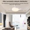 Tuya WiFi Intelligent Touched Screen Fan Light Switch Speed Adjustable Fan Light Switch Mobilephone