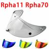 Визор для мотошлема Rpha11 Линза для HJC RPHA 11 RPHA 70 HJ-26 Защита от УФ-излучения Защита от царапин Пылезащитный Ветрозащитный Козырек Мотозапчасти