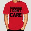 Забавная мужская футболка Саркастическая рубашка для мужчин, новинка, последние новости, футболка большого размера с принтом «Мне все равно», мужская одежда с короткими рукавами
