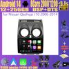 Android 14 Carplay Auto для Nissan Qashqai J10 2006-2014 Мультимедийный автомобильный радиоплеер WIFi+4G DSP 2 DIN сенсорный экран GPS