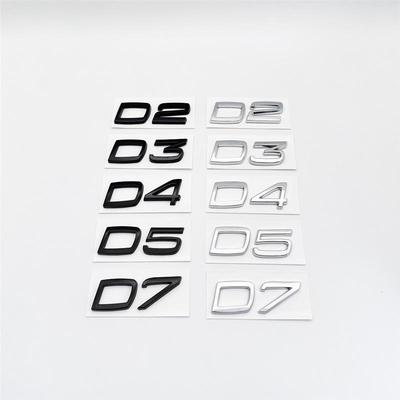 Черные Модифицированные Буквенные Наклейки для Задних Моделей Volvo D2D3 D4D5D6D7