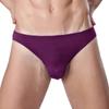Summer Sexy Underpants Modal Flexible Men's Briefs Solid Color Underwear Breathable Silky Middle Waist Flat Swmming Quick Dry Transparent Boxer KTB