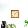 KATOMOKU квадратные часы настенные часы из грецкого ореха с непрерывной секундной стрелкой радио km-38WARCS, прибл.. 25,7 см (Часы СКП)
