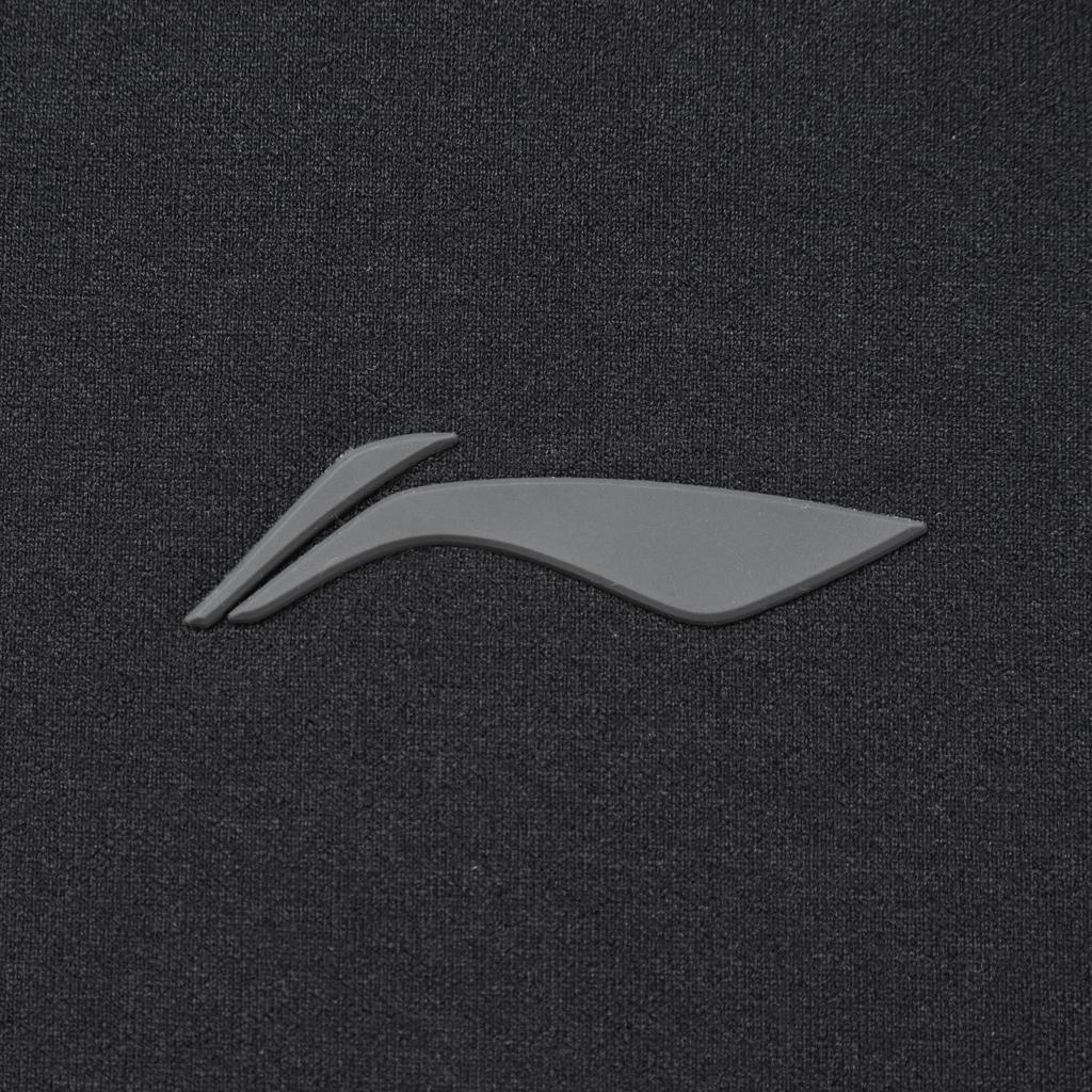 Li-Ning Мужская спортивно-повседневная куртка с капюшоном на флисовой подкладке, простроченная, AWDV975-3