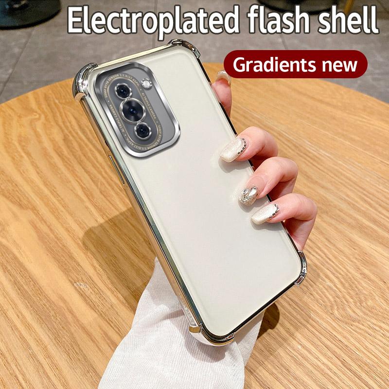 Чехол для Huawei Nova 10 Huawei NCO-LX1, NCO-LX3, чехол для телефона, блестящий, силикон, объектив камеры, мягкая задняя крышка