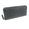 Python wallet for men and women, snakeskin round zipper long wallet 191