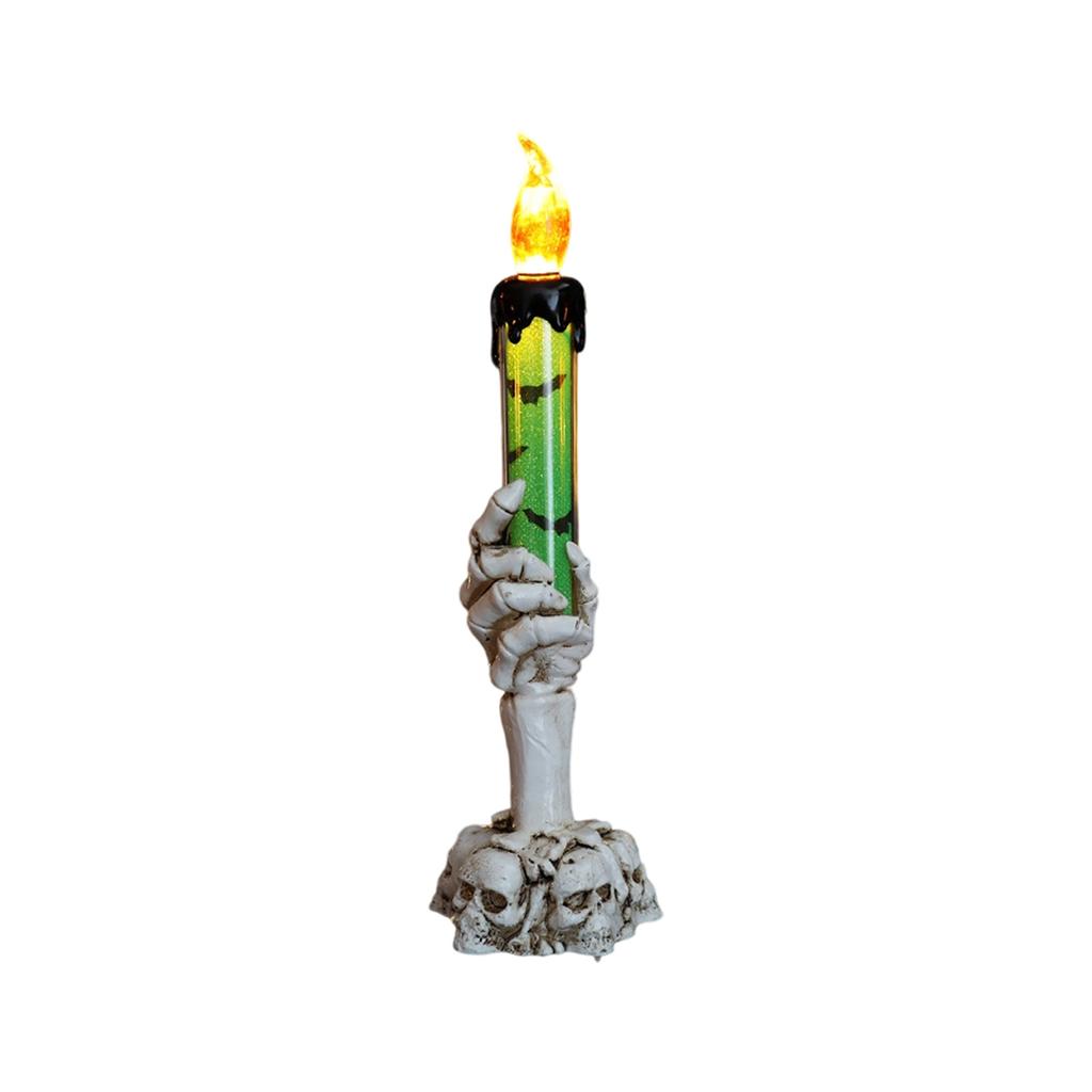 Halloween Hand Electronic Candle LED Light for Home Party Decoration Safe Indoor Battery Operated