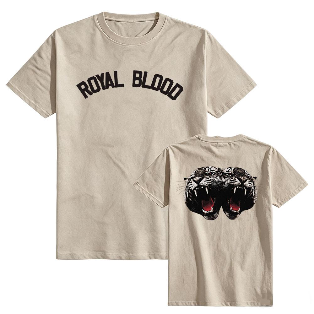 DEAD COMPANY ROYAL BLOOD T-shirt Summer Short Sleeve Cotton Unisex Streetwear Design Tiger Graphic Print Merch Men Women Tshirts