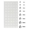 180pcs Non Piercing Fake Nose Lip Sticker Disposable Belly Eyebrow Lip Piercing Jewelry Non Piercied Earring Button Stickers