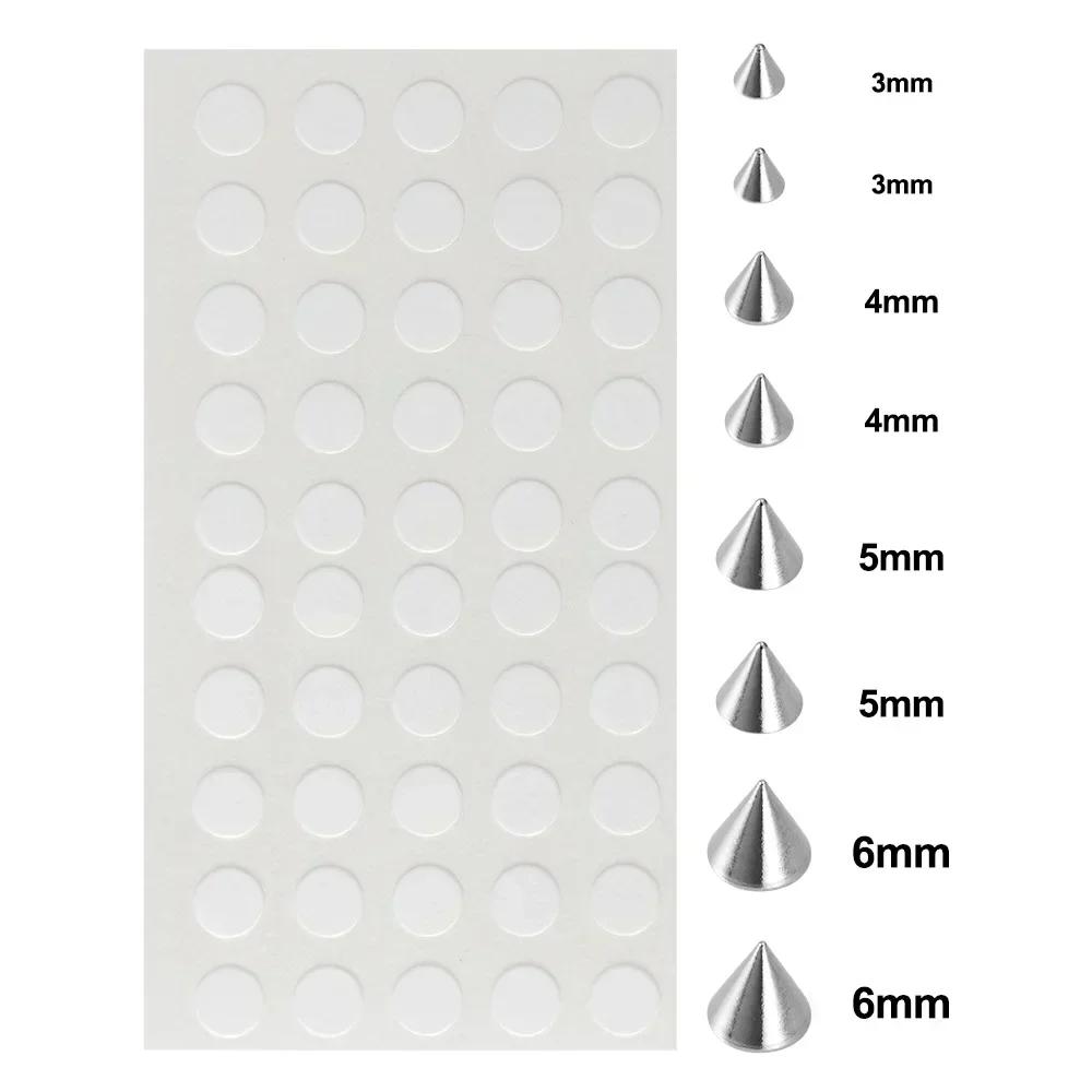 180pcs Non Piercing Fake Nose Lip Sticker Disposable Belly Eyebrow Lip Piercing Jewelry Non Piercied Earring Button Stickers