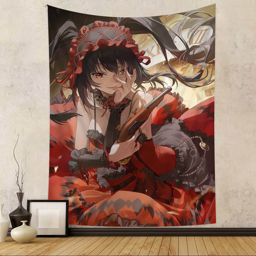 DATE A LIVE Напечатанный Большой Настенный Гобелен Дешевый Хиппи Настенное Полотно Богемские Настенные Гобелены Мандала Домашний Декор
