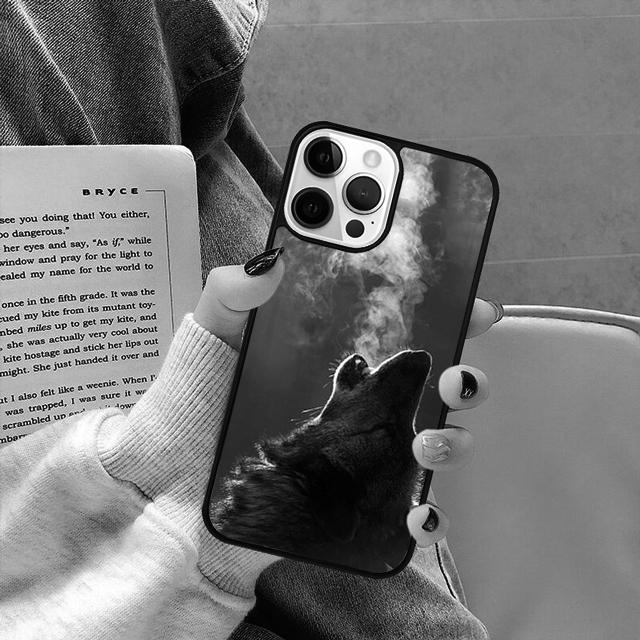 Крутой чехол-бампер с принтом животных, рисунок волка, для iPhone 17 Air 16 16e 15 13 14 11 12 Pro Max Max Plus coque fundas Оболочка